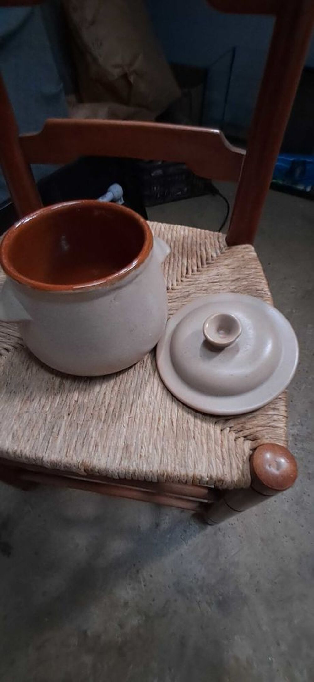 cocotte marron clair Décoration