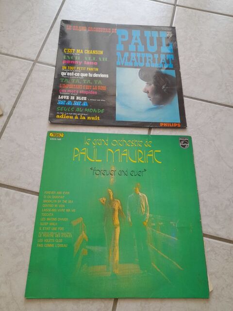 Lot de deux vyniles Paul Mauriat 2 Craponne (69)