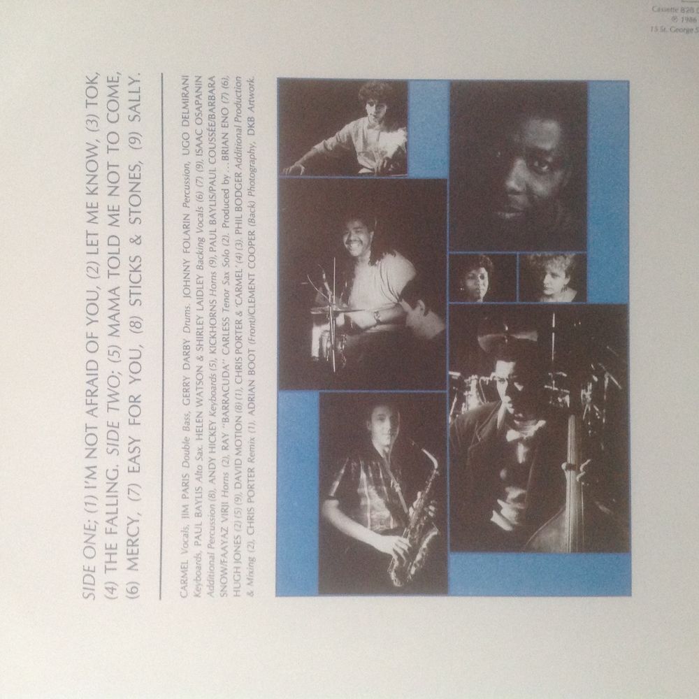CARMEL THE FALLING VINYLE 33T Envoi Possible CD et vinyles