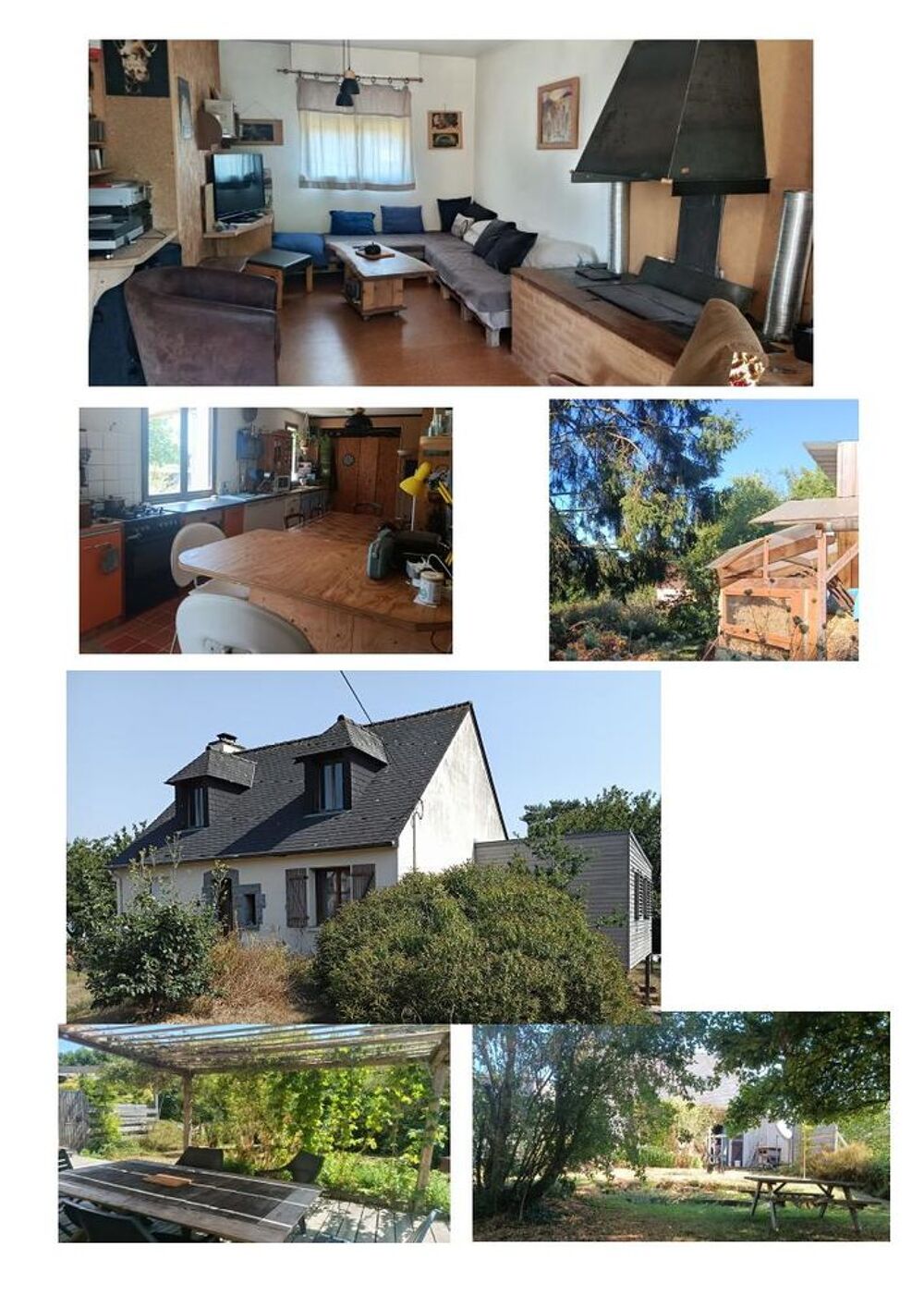 Vente Maison Maison de 130 m²,  jardin arboré et fruitier de 2 760 m² Iffendic