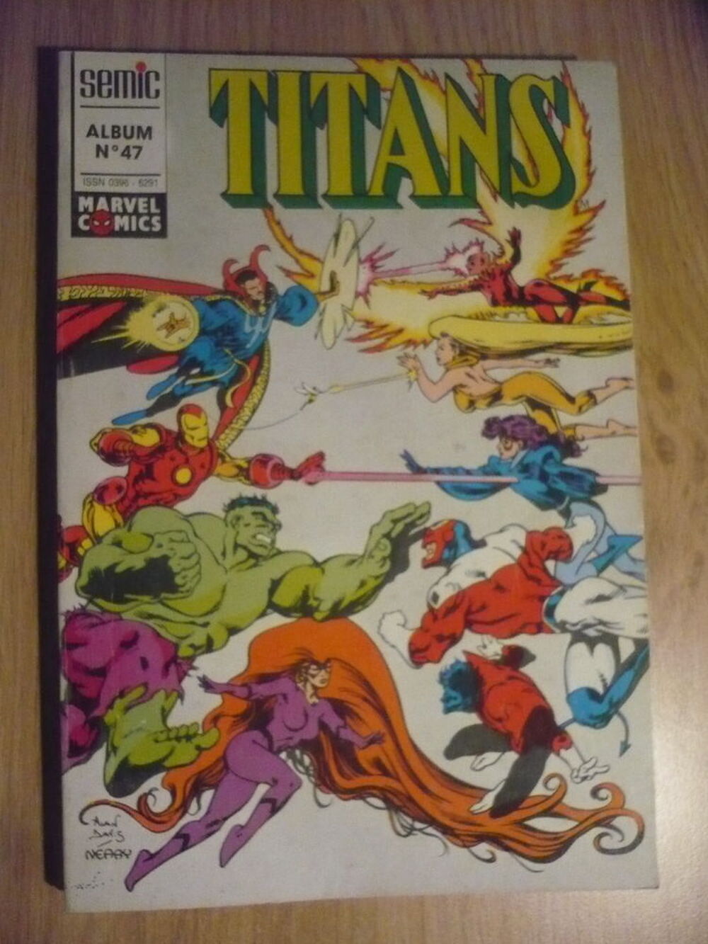 BD TITANS - Album MARVEL N&deg; 47 ( N&deg; 139, 140, 141) 1990 Livres et BD