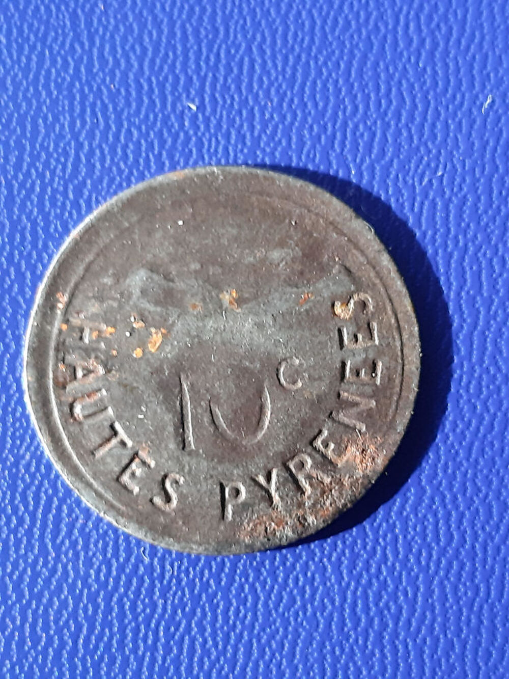 1917 Tarbes 10 centimes pc de n&eacute;cessit&eacute; 