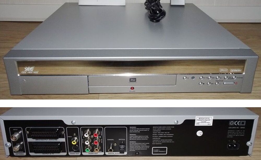 lecteur SEG GDV 7605 DIVX Photos/Video/TV