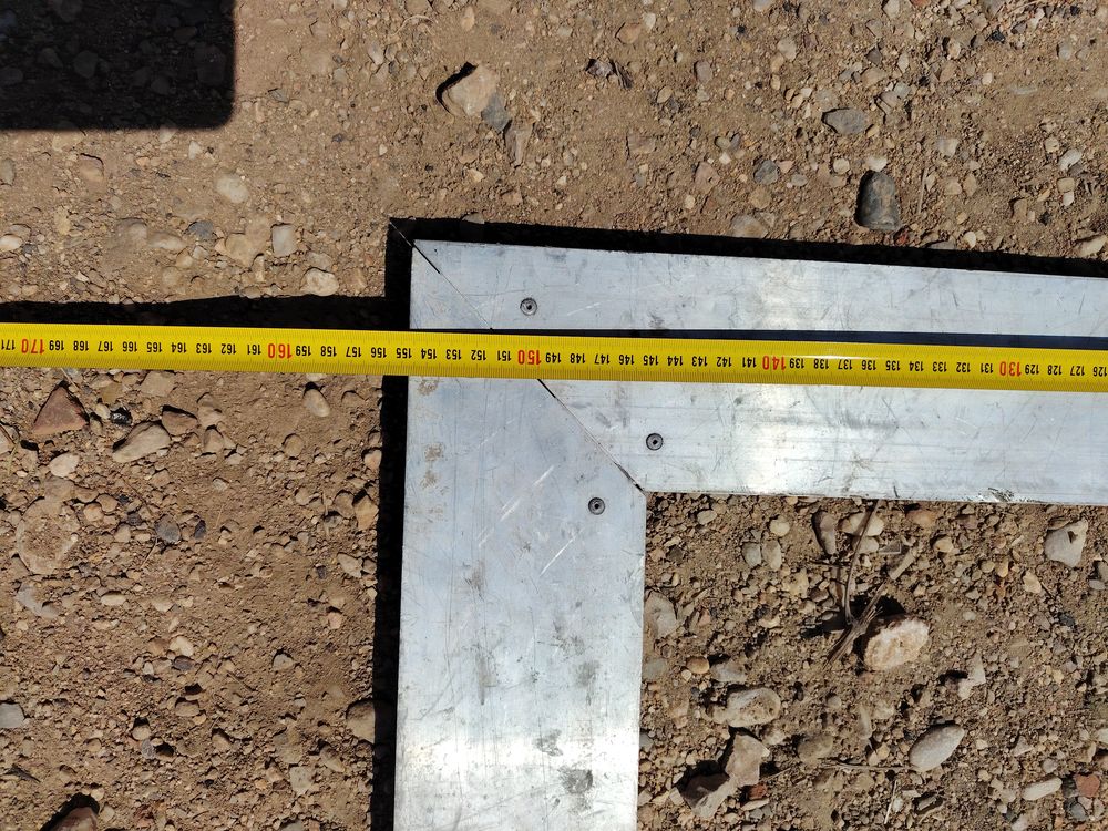 equerre aluminium1.5m x 1 m mondelin Bricolage