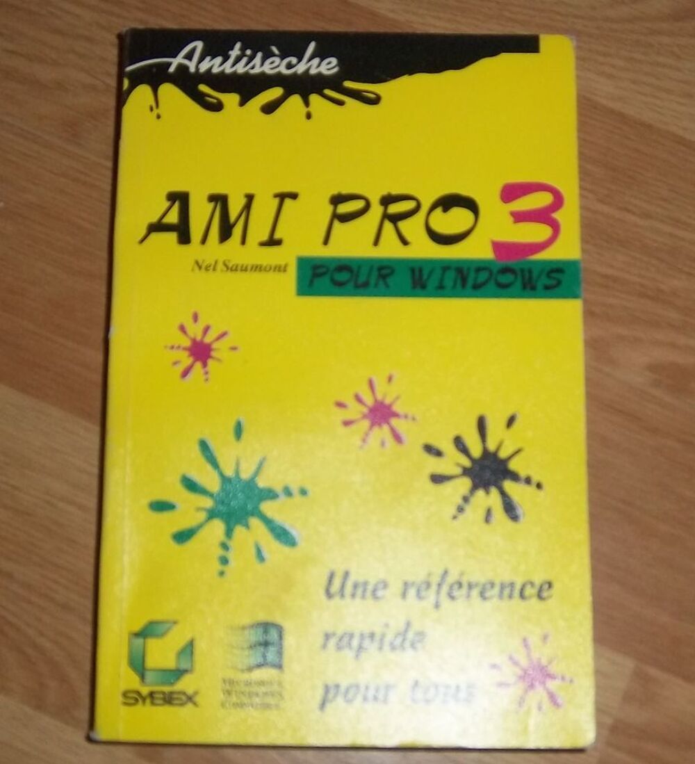 Ami pro 3 pour windows antiseche Nel Saumont Livres et BD