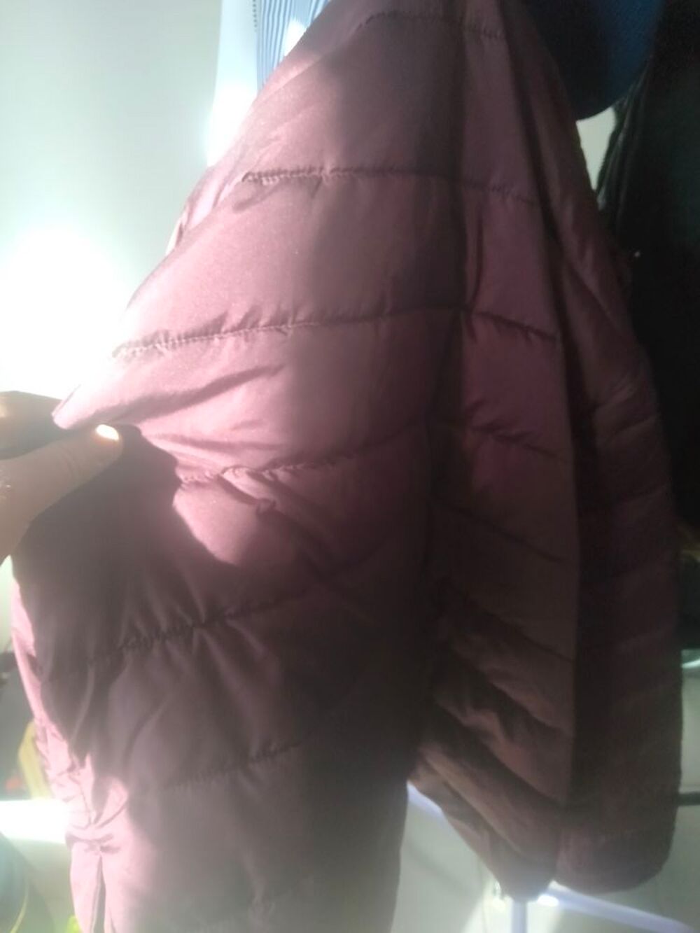 Manteau Femme bordeaux Vêtements