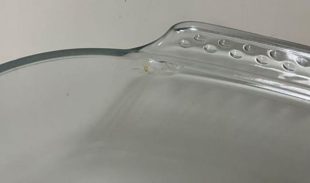 Plat &agrave; four (gratin), rectangulaire, en verre Pyrex Décoration