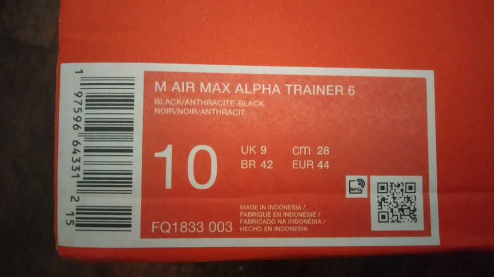 basket Nike air max taille 44 Chaussures