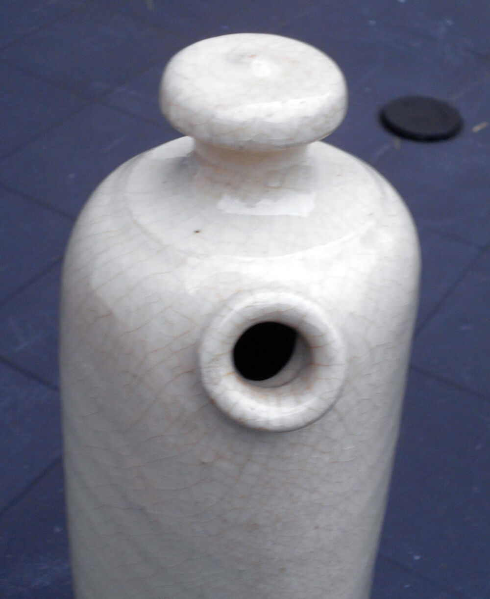 Bouillotte en gr&egrave;s &eacute;maill&eacute; Décoration