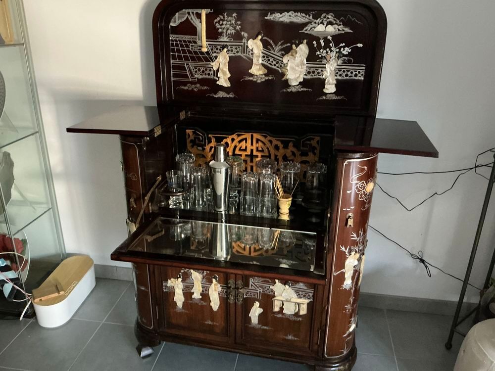 meuble bar laqu&eacute; Meubles