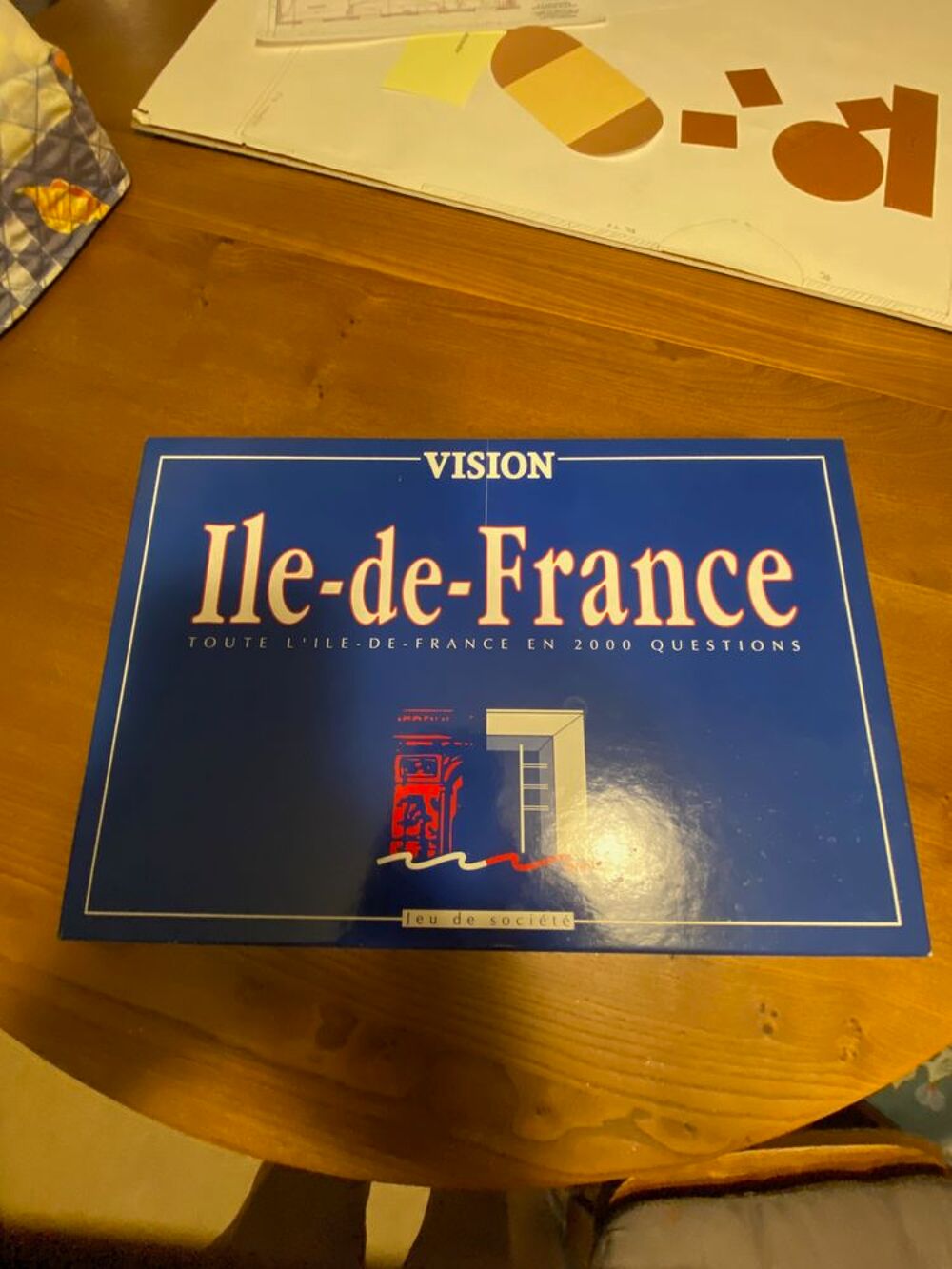 Jeu De Soci&eacute;t&eacute; Vision &Icirc;LE DE FRANCE &Eacute;tat Neuf 
2000 question Jeux / jouets