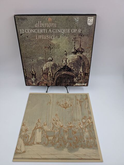 Coffret Vinyle 33 tours Albini 12 Concerti a Cinque OP. 9 I  10 Vulbens (74)