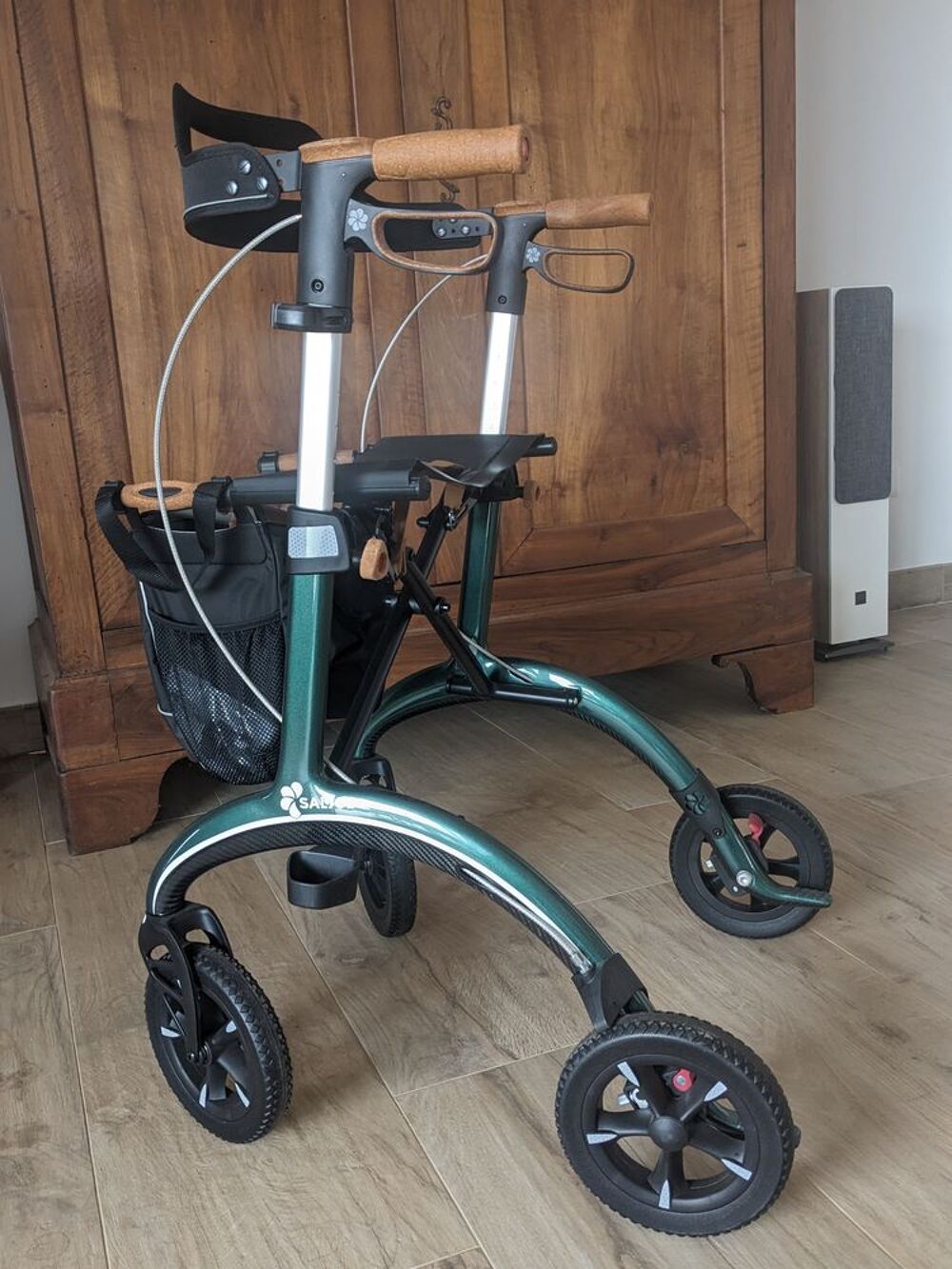 D&eacute;ambulateur carbone Saljol (couleur Vert Anglais) Sports