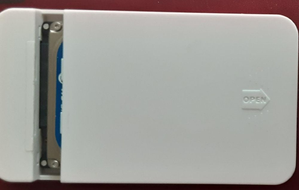 bo&icirc;tier USB3.0 en ABS couleur BLANC avec cordon USB3.0 Matériel informatique