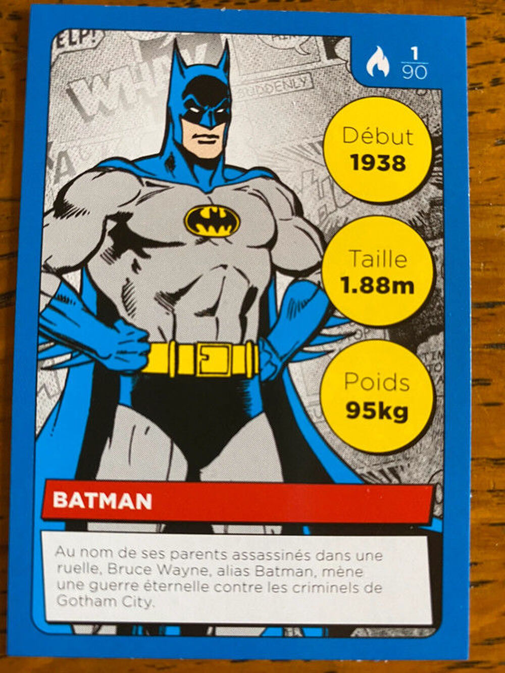 Carte DC Comics Jeux / jouets