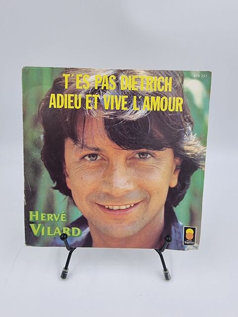 Vinyle 45 tours Herv� Vilard : T'es pas Dietrich / Adieu... 3 Vulbens (74)