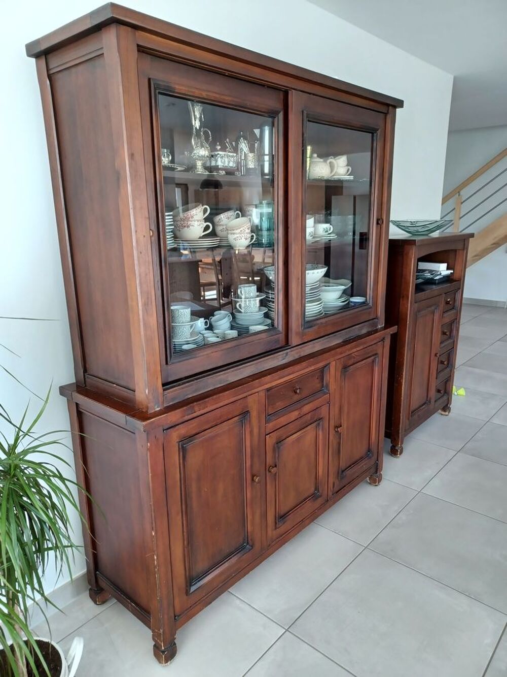 Buffet vaisselier en deux parties Meubles