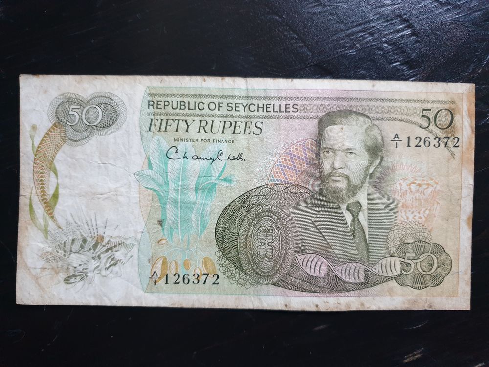 Billet 50 rupees Seychelles 
