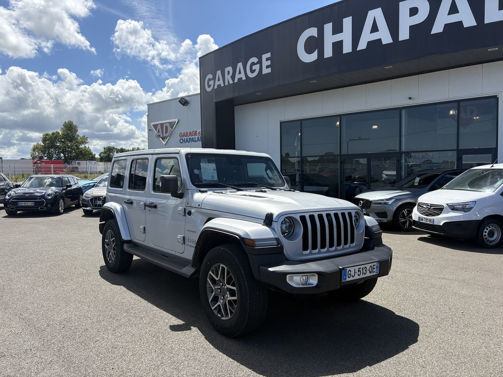 Wrangler Unlimited 4xe 2.0 l T 380 ch PHEV 4x4 BVA8 Sahara 2022 occasion 22500 Kerfot