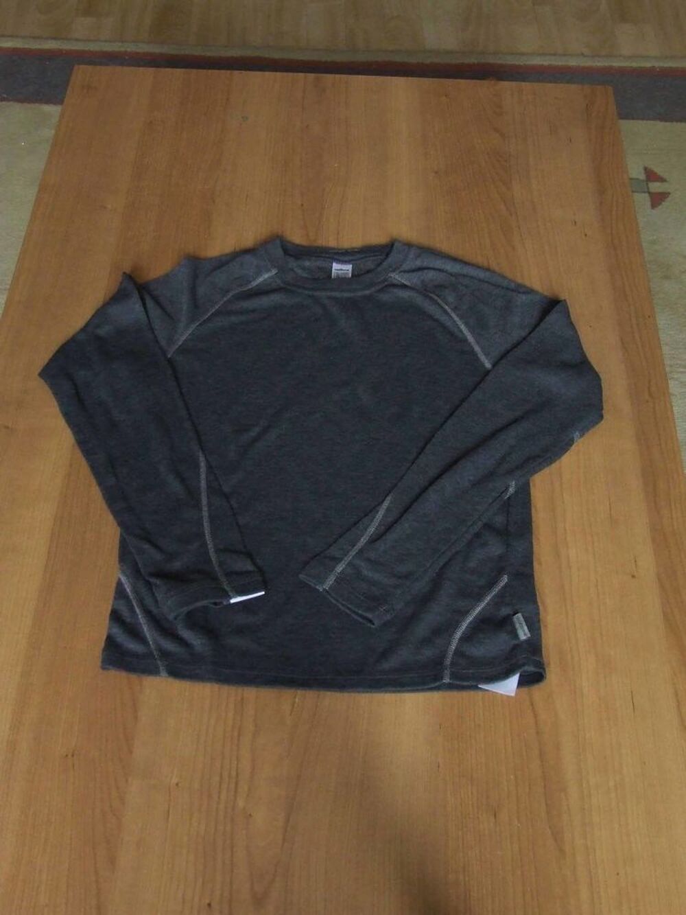 Tee-shirt thermique gris, D&Eacute;CATHLON, 12&nbsp;ans, NEUF Vtements enfants