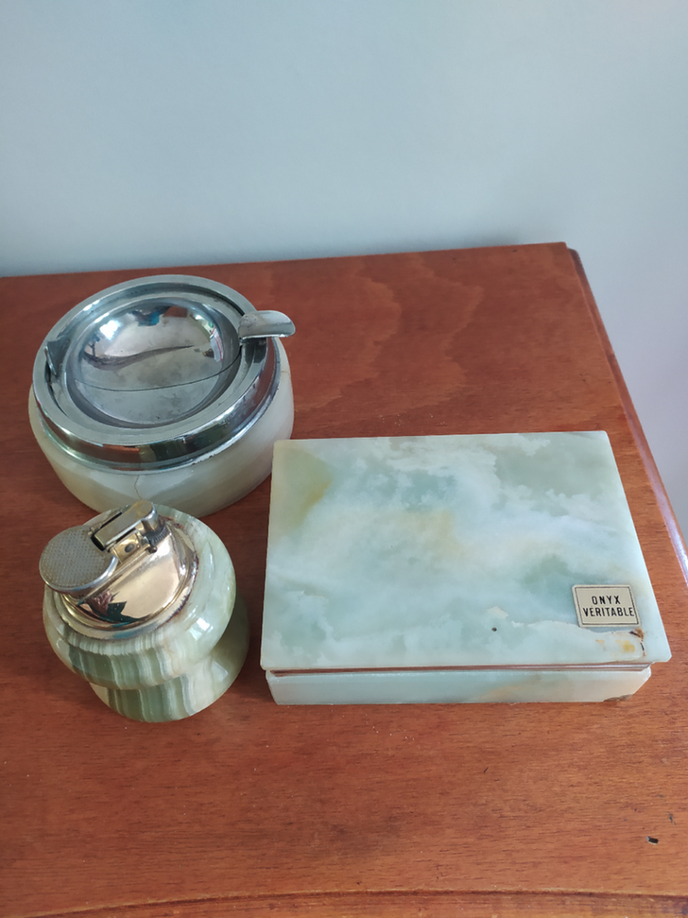 Ensemble briquet cendrier coffret cigarette Décoration