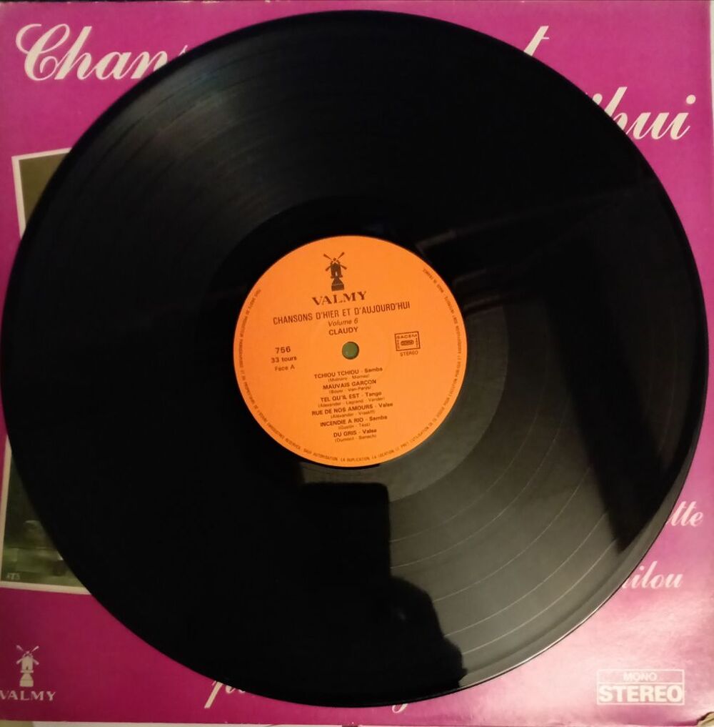 CHANSSONS HIER ET AUJOUR DHUI / 2 X DISQUES VYNIL33 TOURS / CD et vinyles