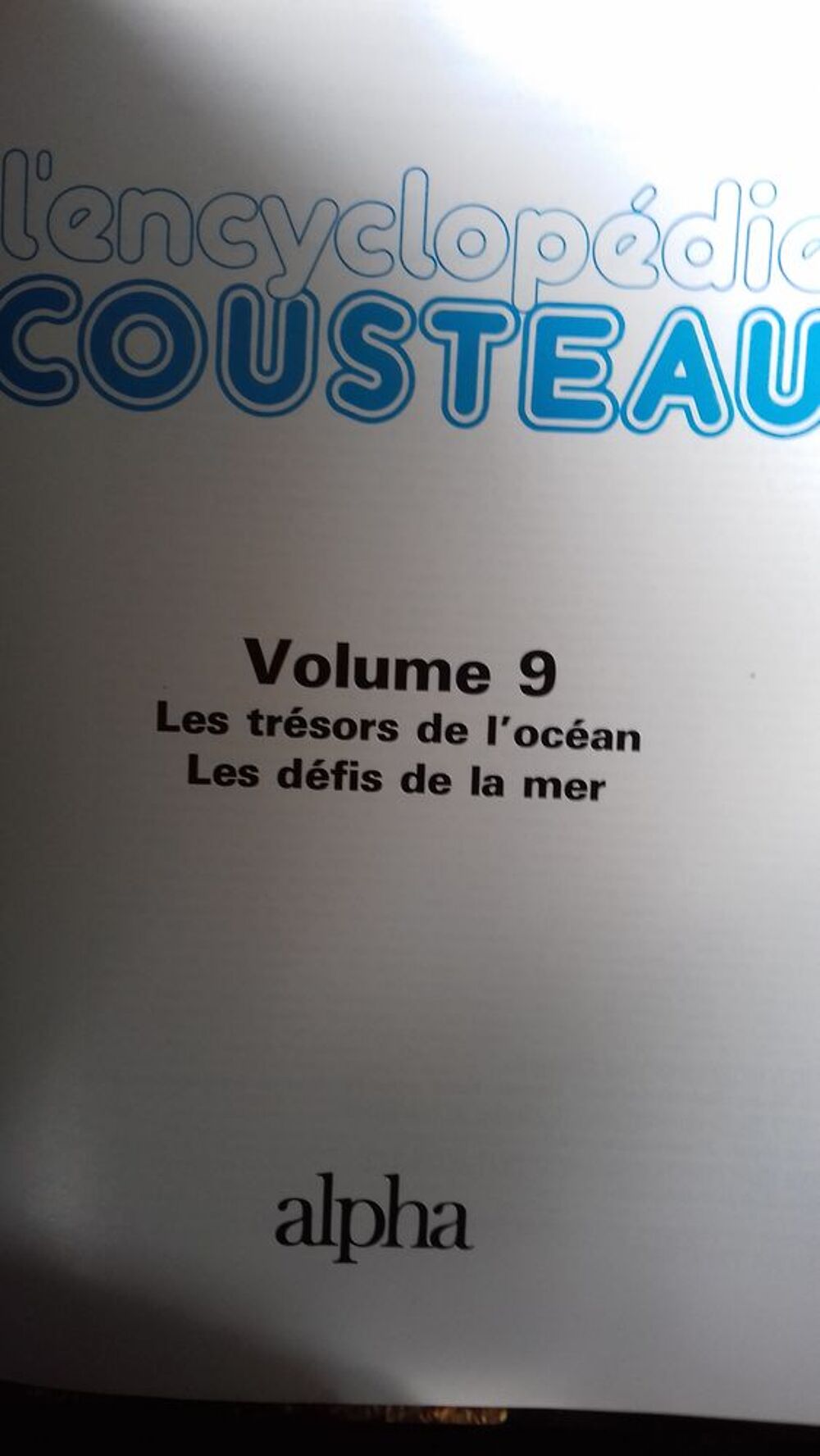 un encyclopedie COUSTEAU Livres et BD