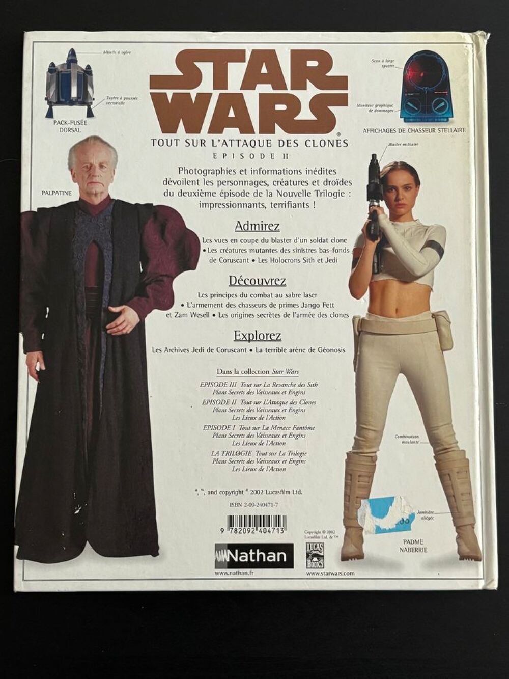 livre stars wars hachette tout sur l'attaque des clones Livres et BD