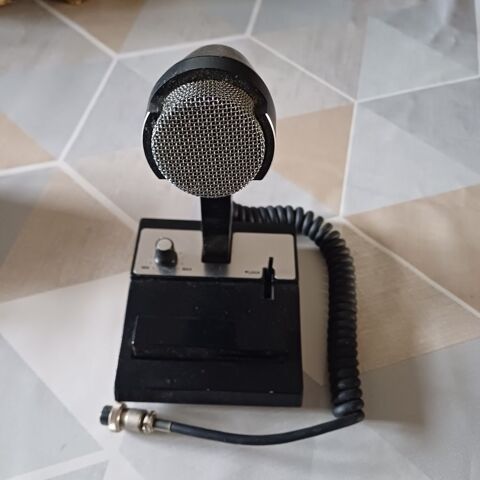 Vintage Turner Super Sidekick Amplified Desk Microphone Mic CB Radio 90 Rethel (08)