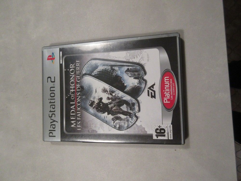 PS2 MEDAL OF HONOR DVD et blu-ray