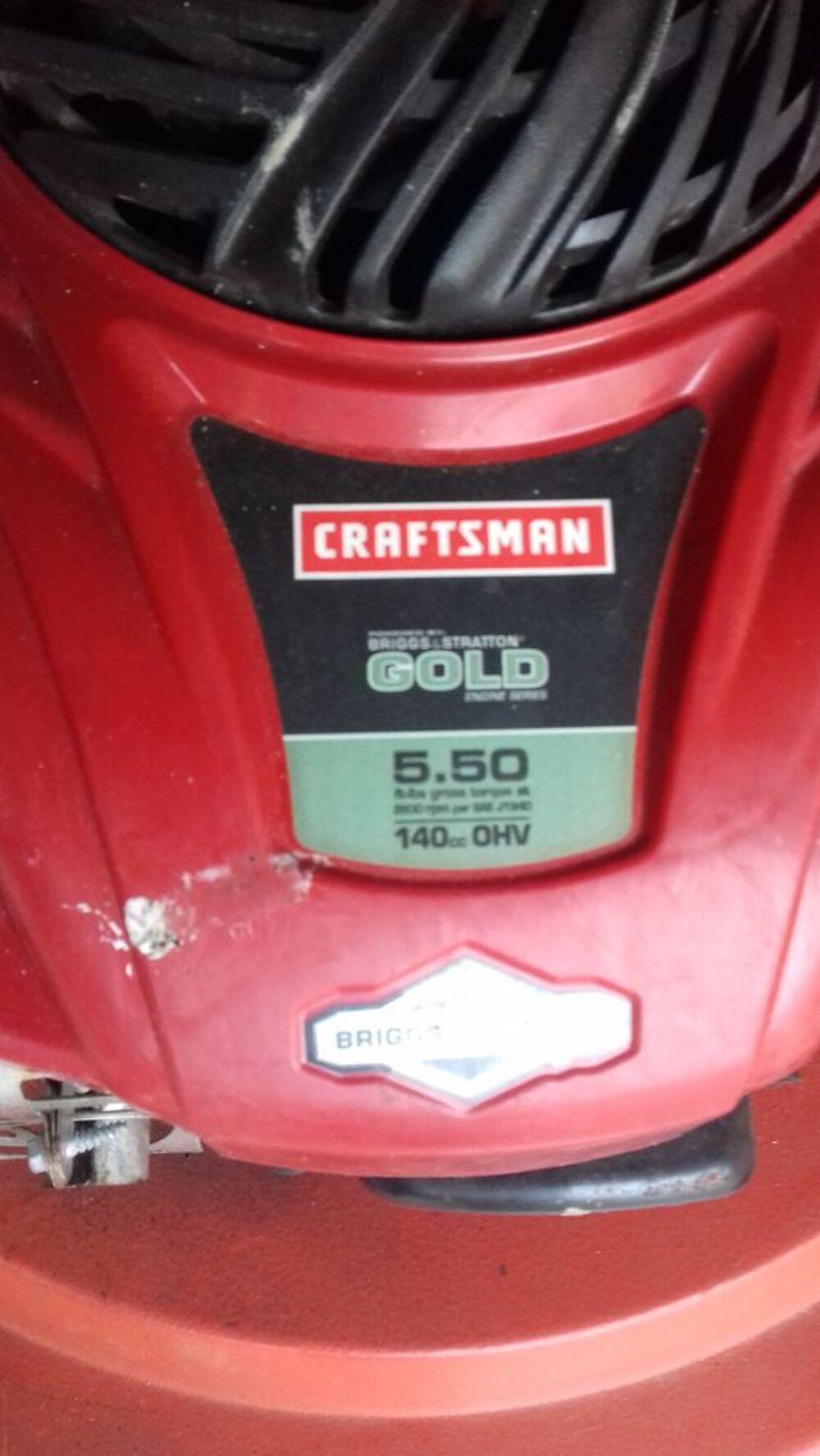 tondeuse tract&eacute; 53cm peu servi occasion Bricolage