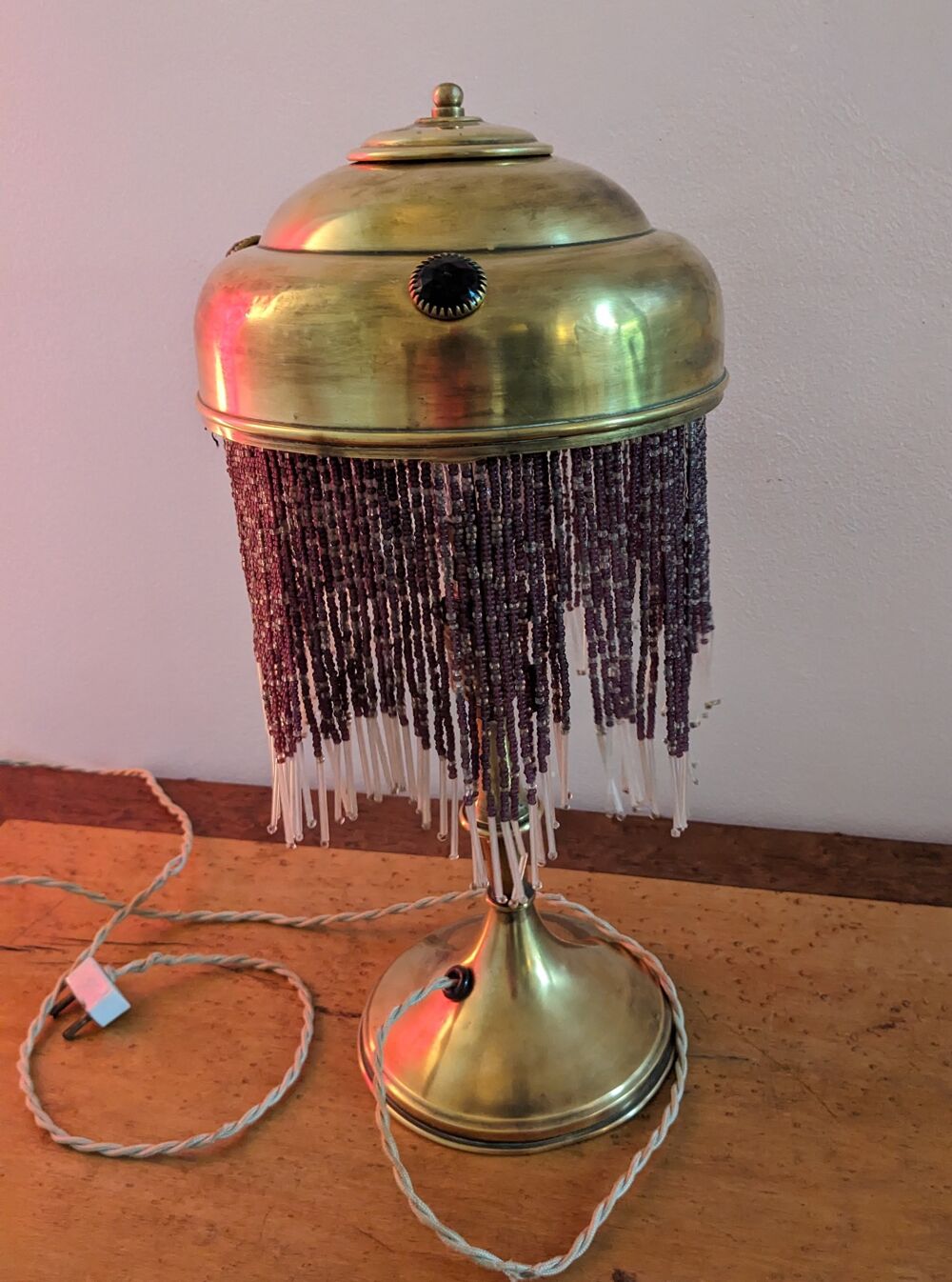 Tr&egrave;s rare lampe art d&eacute;co &eacute;lectrique 1900 une des toutes prem Décoration