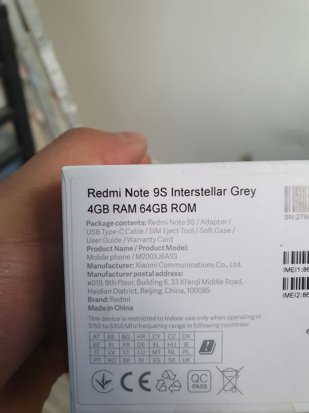 Redmi Note 9S Tlphones et tablettes