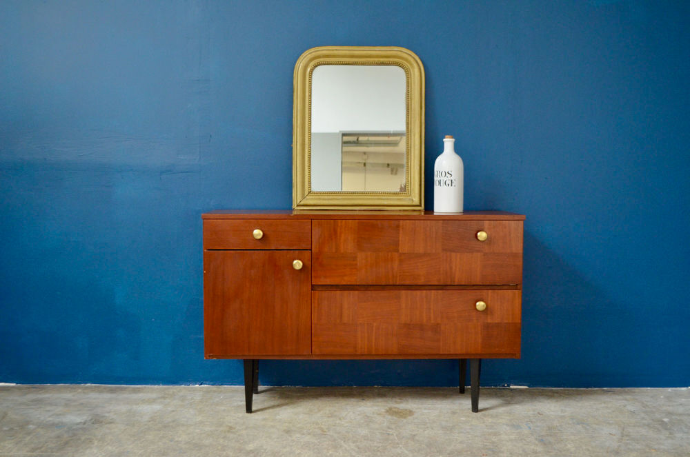 Petite enfilade vintage scandinave ancienne meuble t&eacute;l&eacute; tv Meubles