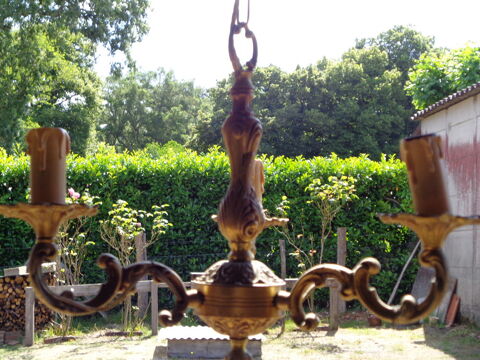 LUSTRE 3 BRANCHES EN LAITON 15 M�zos (40)