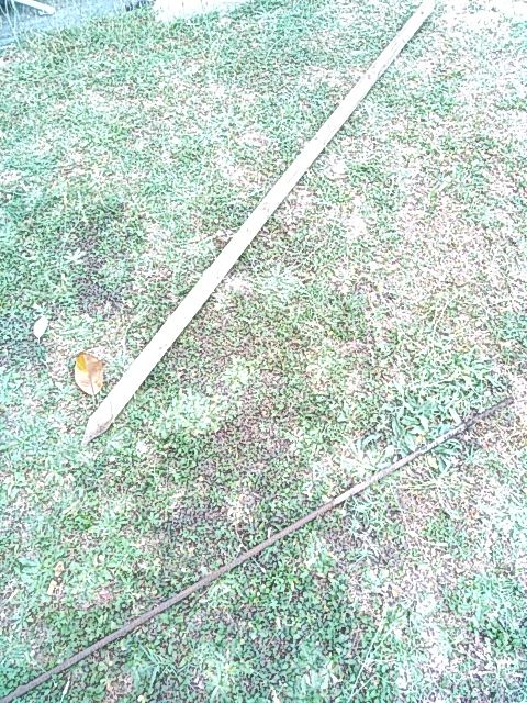 LOT DE 18 PIQUETS RONDS BOIS DE JARDIN Mazan (84)