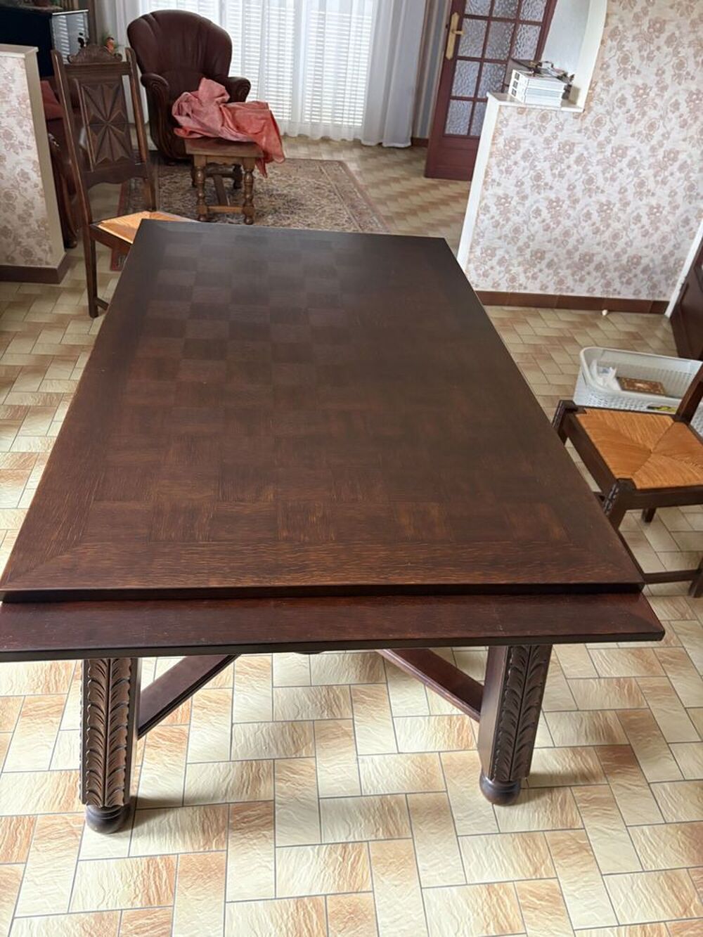 Table style basque ( 2 rallonges ) Meubles