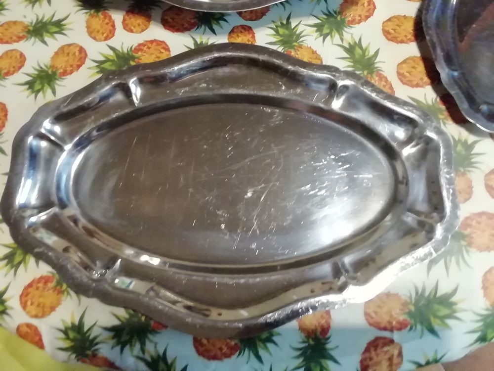 Lot de 3 plats inox Cuisine