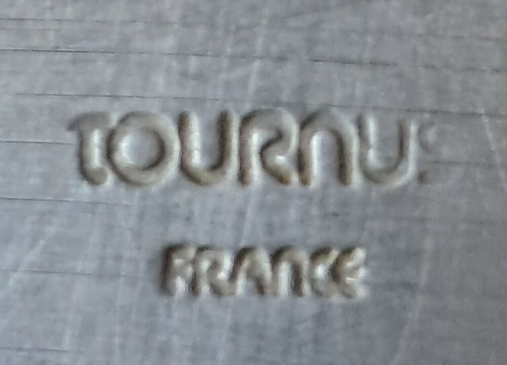 ancienne passoire vintage marque tournus en aluminium Décoration