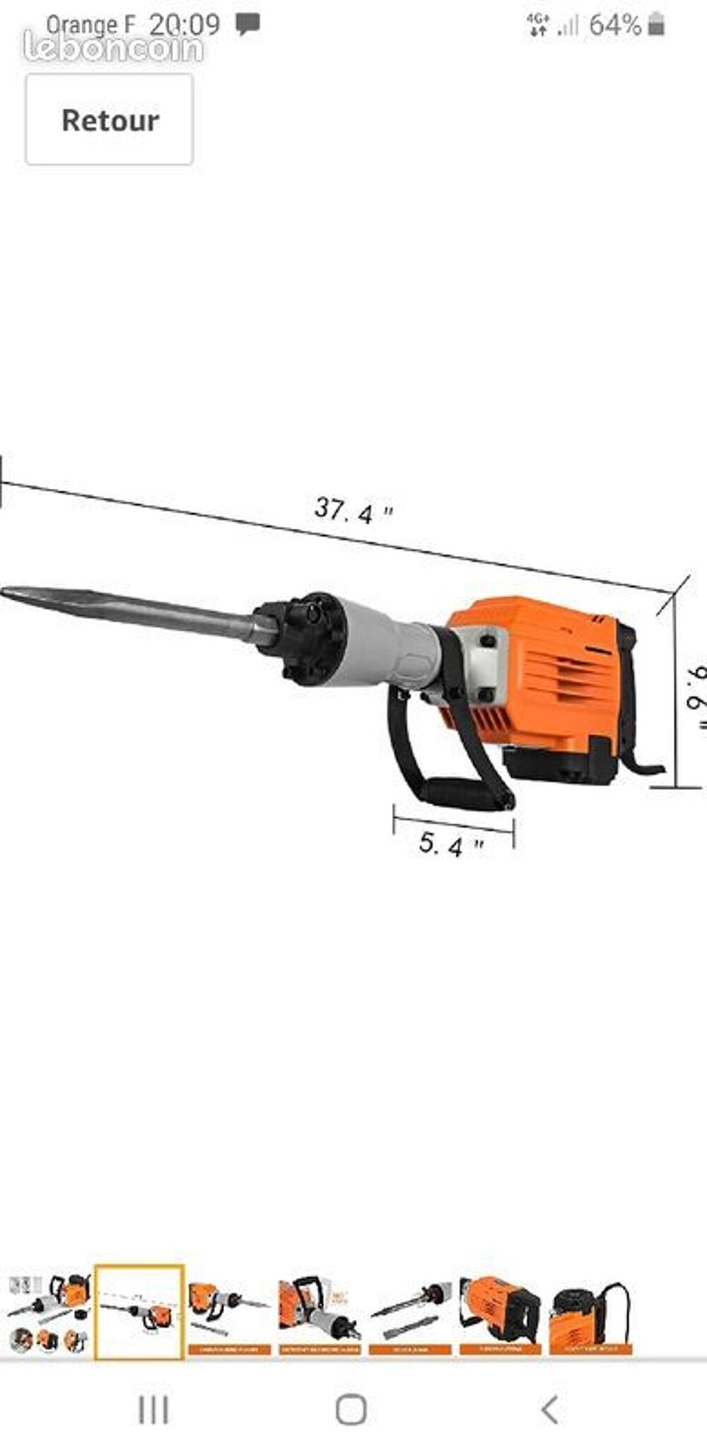 Marteau Piqueur Pro Bricolage