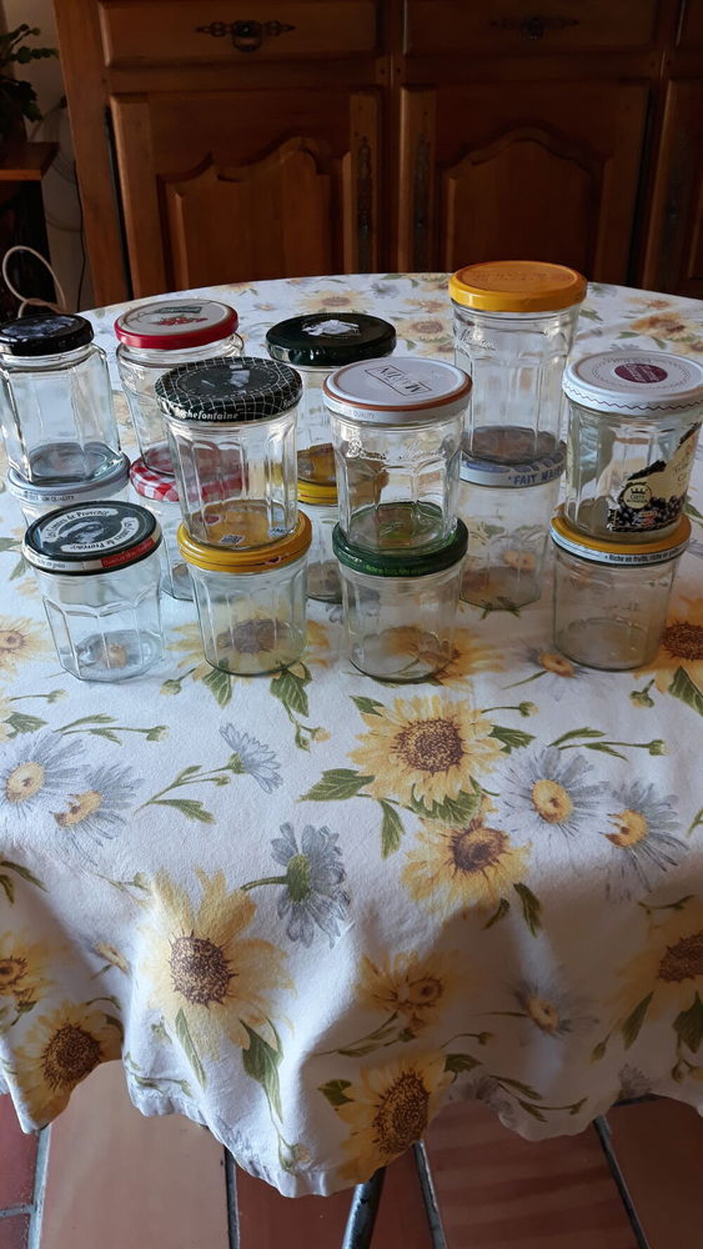 LOT DE 15 POTS POUR CONFITURE Cuisine