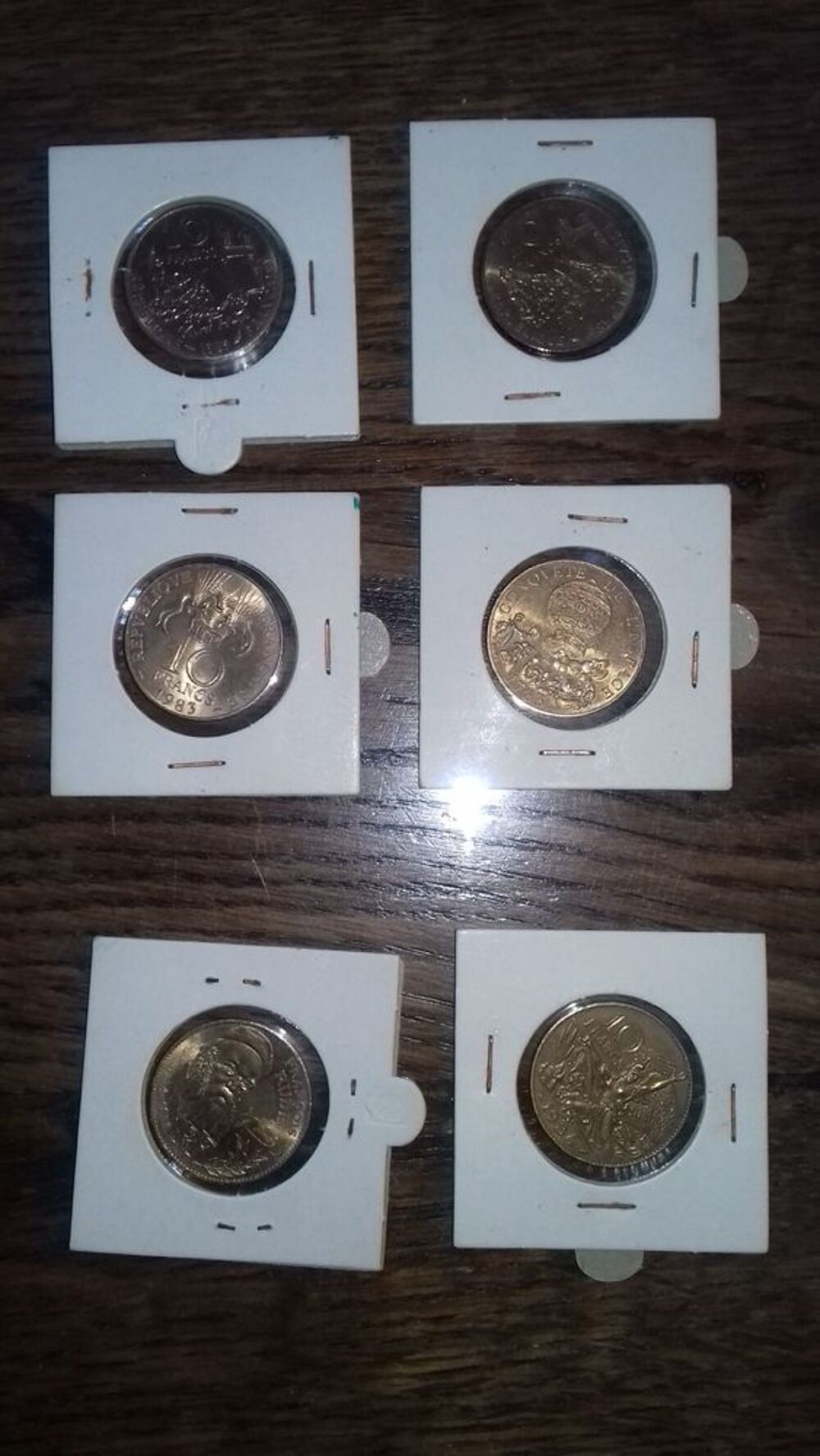 10 FRANCS 1982 &agrave; 1988 Comm&eacute;moratifs 