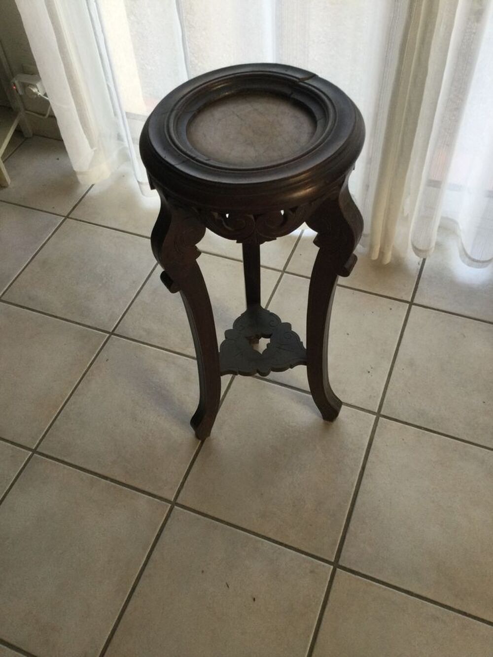Sellette ancienne en bois Meubles