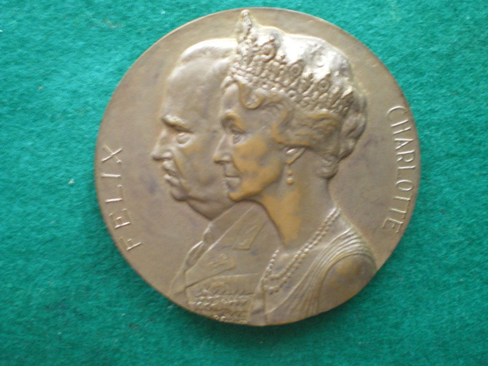 M&eacute;daille du Prince F&eacute;lix et Charlotte de Luxembourg. 