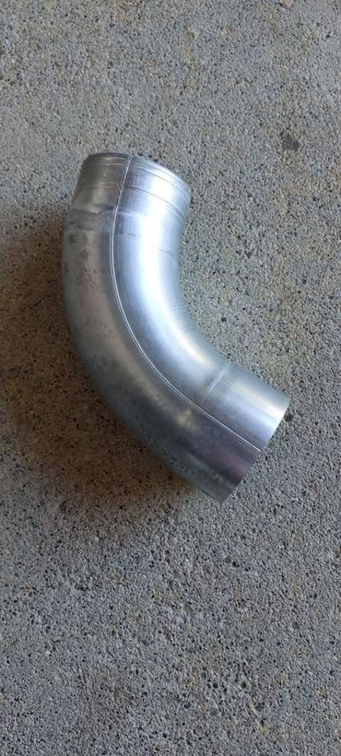Coude en zinc cylindrique cintré 72 diamètre 80 mm VMZINC 7 Bièvres (91)
