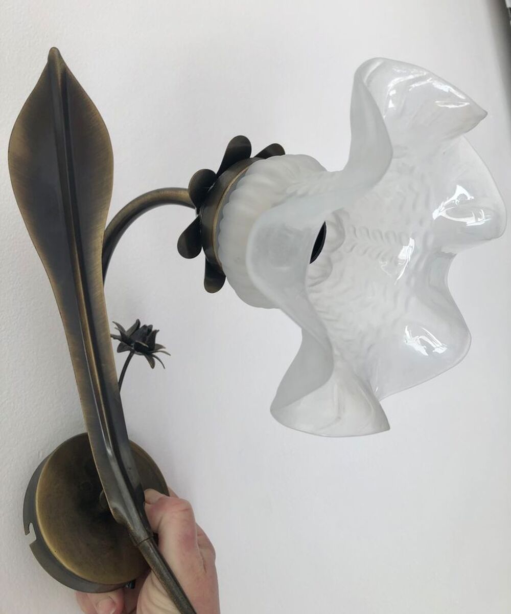 luminaire applique murale tulipe ancien style art deco Décoration