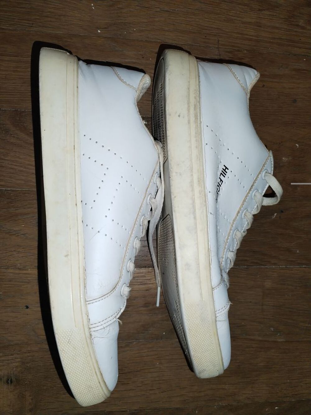 Basket TOMMY HILFINGER (Taille 42) blanche Chaussures