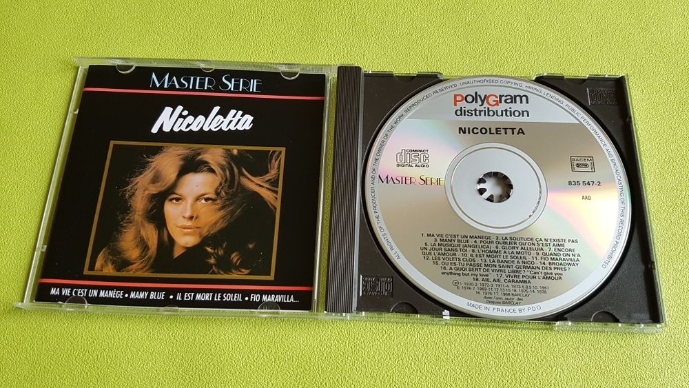 NICOLETTA CD et vinyles