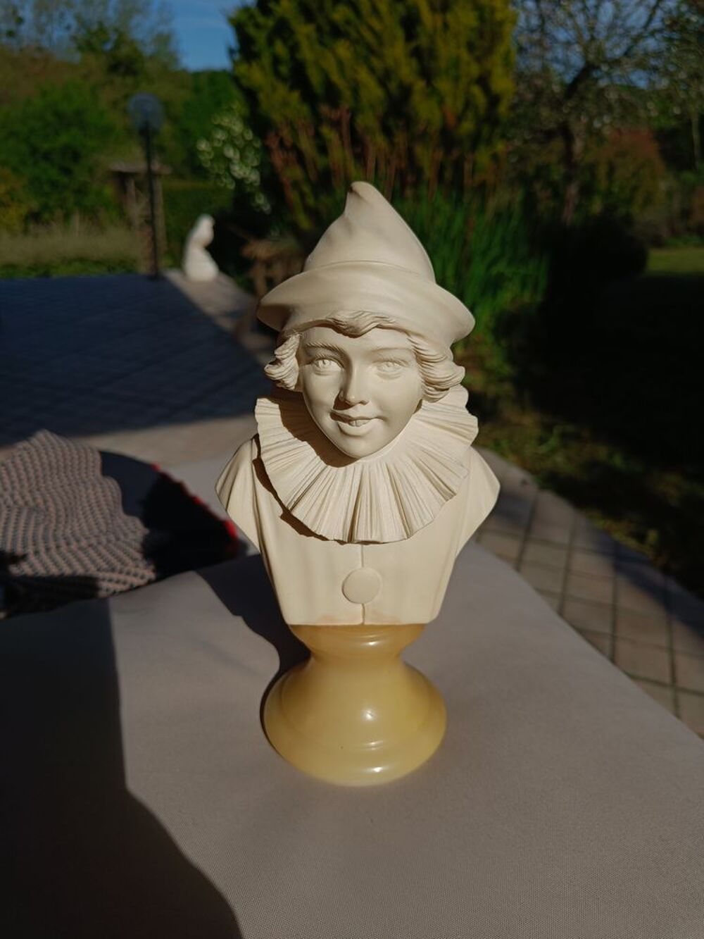 Sculpture Buste de Pierrot 