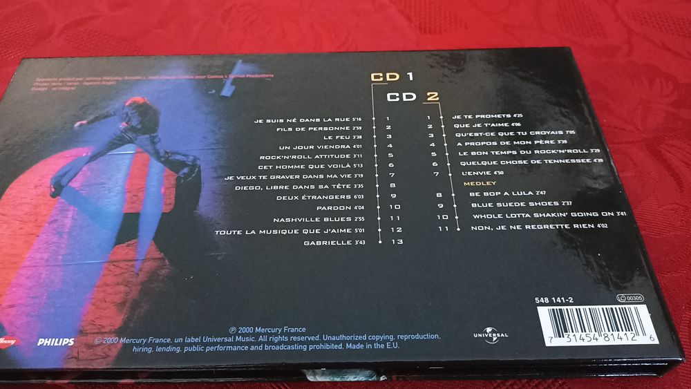 Long Box Johnny Hallyday 